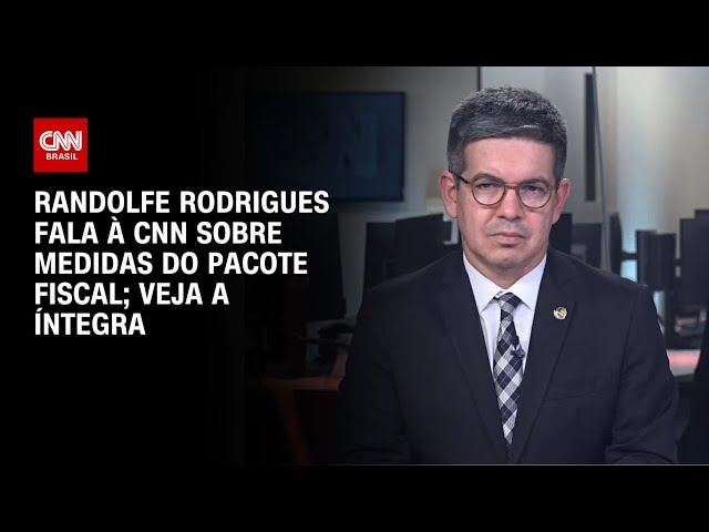 Randolfe Rodrigues fala à CNN sobre medidas do pacote fiscal; veja a íntegra | CNN 360º
