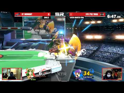 Smash Revolution Sessions SSBU - XTR | PSK | WaKa (Luigi) vs CF | Midnight (Cloud, Palutena, Ganon)