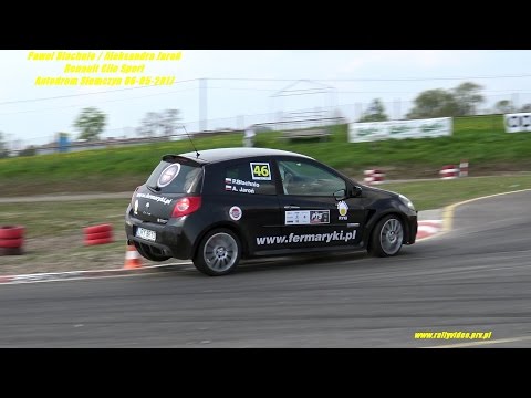 P. Błachnio /A. Jaroń- Renault Clio Sport - Asfaltowy PTS 1 Runda Autodrom Słomczyn 06-05-2017