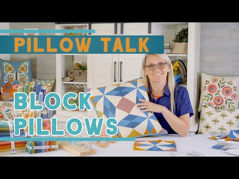 Pillow Talk book by Edyta Sitar - Basic Block Pillows from Laundry Basket Quilts - Fat Quarter Shop
