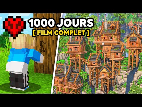 J'ai SURVÉCU 1000 Jours sur Minecraft Hardcore [Film complet]