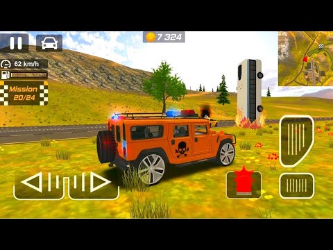 American Crazy Police Drift Car Driving Simulator - Police against buses - Android Games