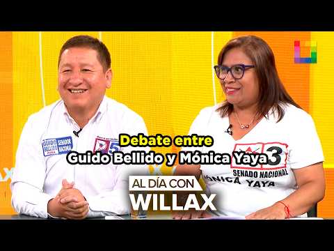 Up-to-Date with Willax - FEB 03 - DEBATE OF THE DAY: GUIDO BELLIDO VS. MÓNICA YAYA | Willax