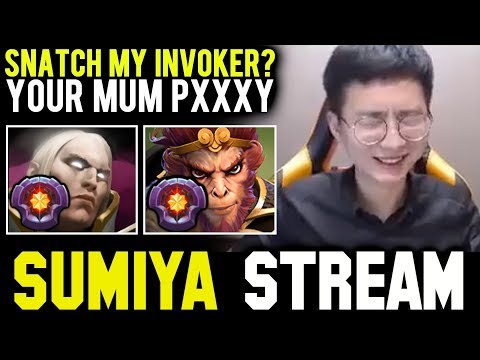 Don't Snatch My Invoker! SUMIYA vs Master Tier Invoker | Sumiya Facecam Stream Moment #499