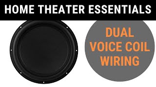 How to Wire Home Theater Subwoofer dual voice coils in series. Parts Express Ultimax UM18-22.