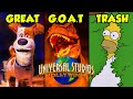 Ranking EVERY SINGLE Ride in Universal Studios Hollywood