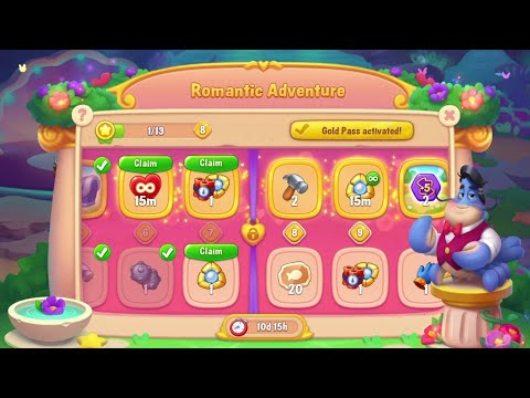 @Fishdom Win Strikes Level 10713 - 10716. Romantic Adventure Level 7 🔓