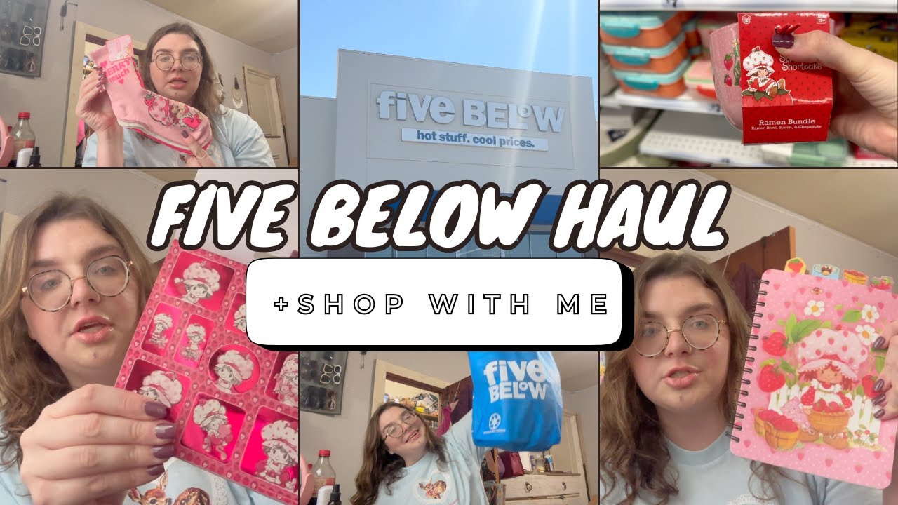Five Below Haul + Shop With Me | NEW Strawberry Shortcake Finds 2025 🍓
