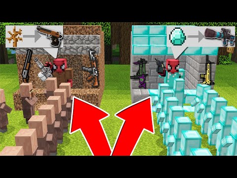 FAKİR SİLAH DÜKKANI VS ZENGİN SİLAH DÜKKANI! 😱 - Minecraft