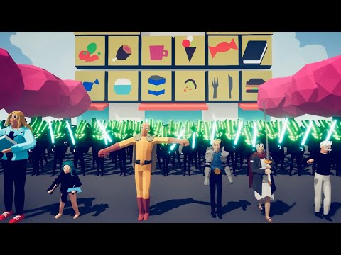 ONE PUNCH MAN SAITAMA and INTERNET SOUL ATTACK Mini Story TABS Mod Totally Accurate Battle Simulator