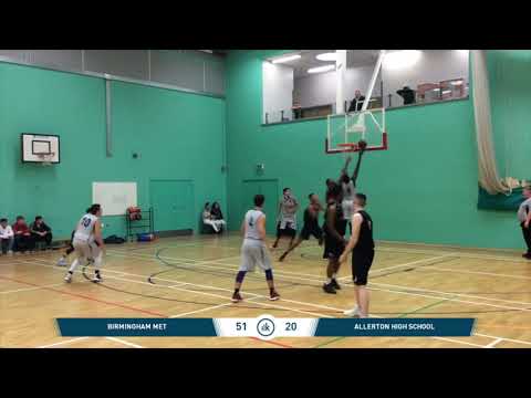 Allerton City of Leeds Basketball Academy vs BMET James Watt College - Week 1 - 2017/18