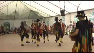 On the Border Morris dancing The Whirl at The Champlain Valley Folk Festival 2009