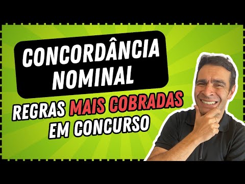 🔴 CONCORDÂNCIA NOMINAL - Teoria e Questões para Concurso