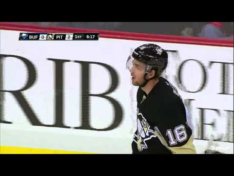 Chuck Kobasew goal. Sabres vs. Penguins 5/10-13