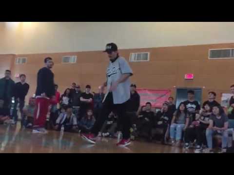 TOP ROCK FOOTWORK BATTLE : Eddie Styles vs Xodus - NewBirth  7th Anniversary Jam