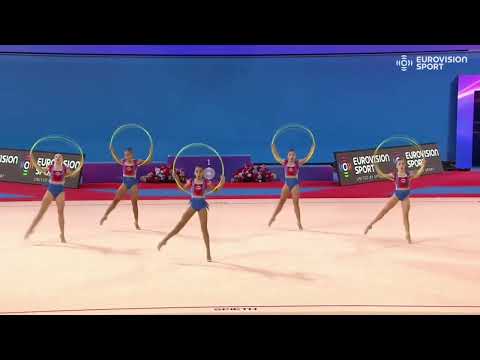 BRAZIL junior group 5 HOOPS 25,35 - Apparatus Final - JWCh Sofia 2025