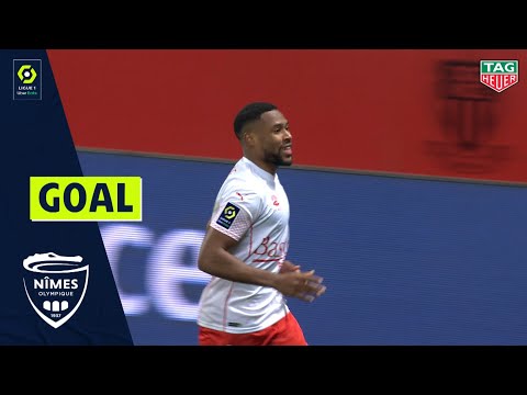 Goal Loïck LANDRE (50' - NÎMES OLYMPIQUE) OGC NICE - NÎMES OLYMPIQUE (2-1) 20/21