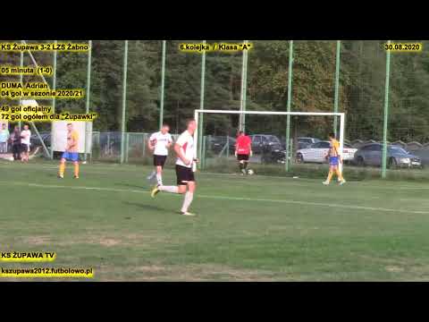 KS Żupawa 3-2 LZS Żabno (1-0 Duma Adrian) 30.08.2020