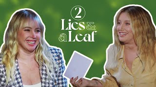 Related to WHO?? Ashley Tisdale Uncovers Connection To Disney Co-Star | 2 Lies &amp; A Leaf® | Ancestry®