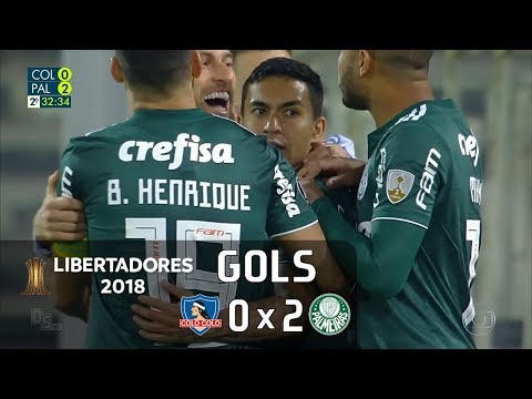 Colo-Colo 0 x 2 Palmeiras - Libertadores 2018 - Globo HD⁶⁰