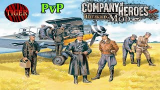 CoH Blitzkrieg Mod PvP _ 2v2 as Luft doc - Gameplay
