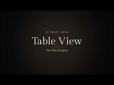 Live table view