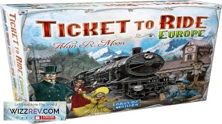 Asmodee Ticket to Ride Europe Board Game Embark on a Railway
