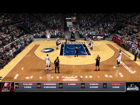 NBA2k16 - MyGM - Portland vs Minnesota (Stream)