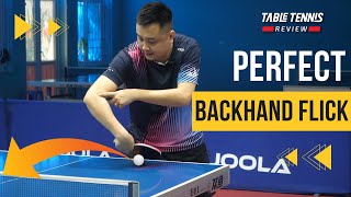Coup de revers parfait n°2 par le grand maître Hoang Chop | Tutoriel de tennis de table | TTR