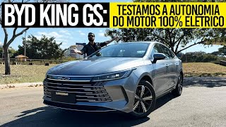 AVALIAÇÃO BYD KING GS: descubra quanto ele roda no modo 100% elétrico