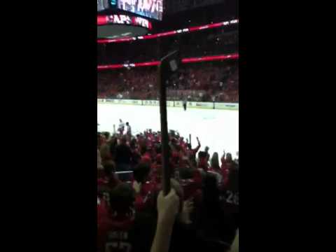 Washington Capitals Home Opener, Mike Green Game Winning OT