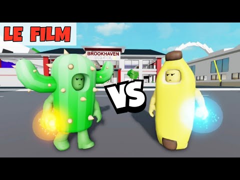 CACTUS ET LA GUERRE DES BANANES (LE FILM) ! ROBLOX - BROOKHAVEN RP - PARTIE 1