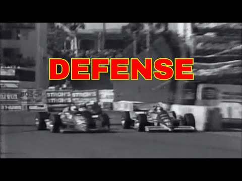 1986 CART Long Beach - Michael Andretti's Great Defense Against Al Unser Jr.