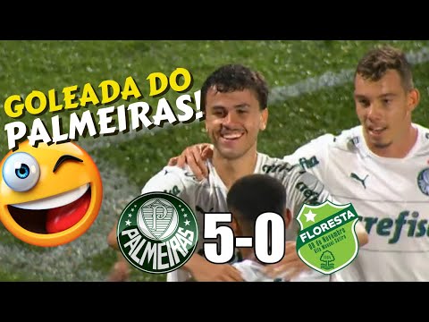 PALMEIRAS 5 X 0 FLORESTA   COM DIREITO A GOLAÇO! COPINHA 2023