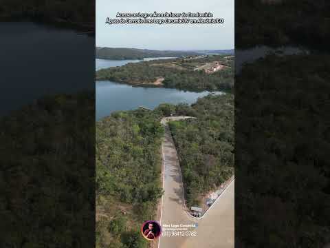 Acesso ao Lago e Área de lazer do Condomínio Águas do Cerrado II no Lago Corumbá IV em Alexânia/GO