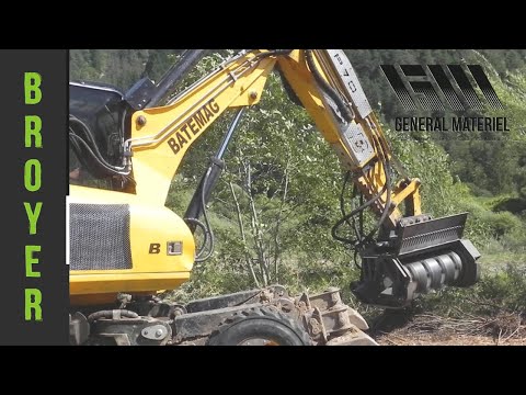 Broyeur forestier TFL et TFL-Q - Pour pelles de 8 à 13 tonnes - Puissance 120CH - Diamètre de coupe 28 cm_5