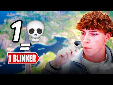 Fortnite But 1 KILL = 1 BLINKER