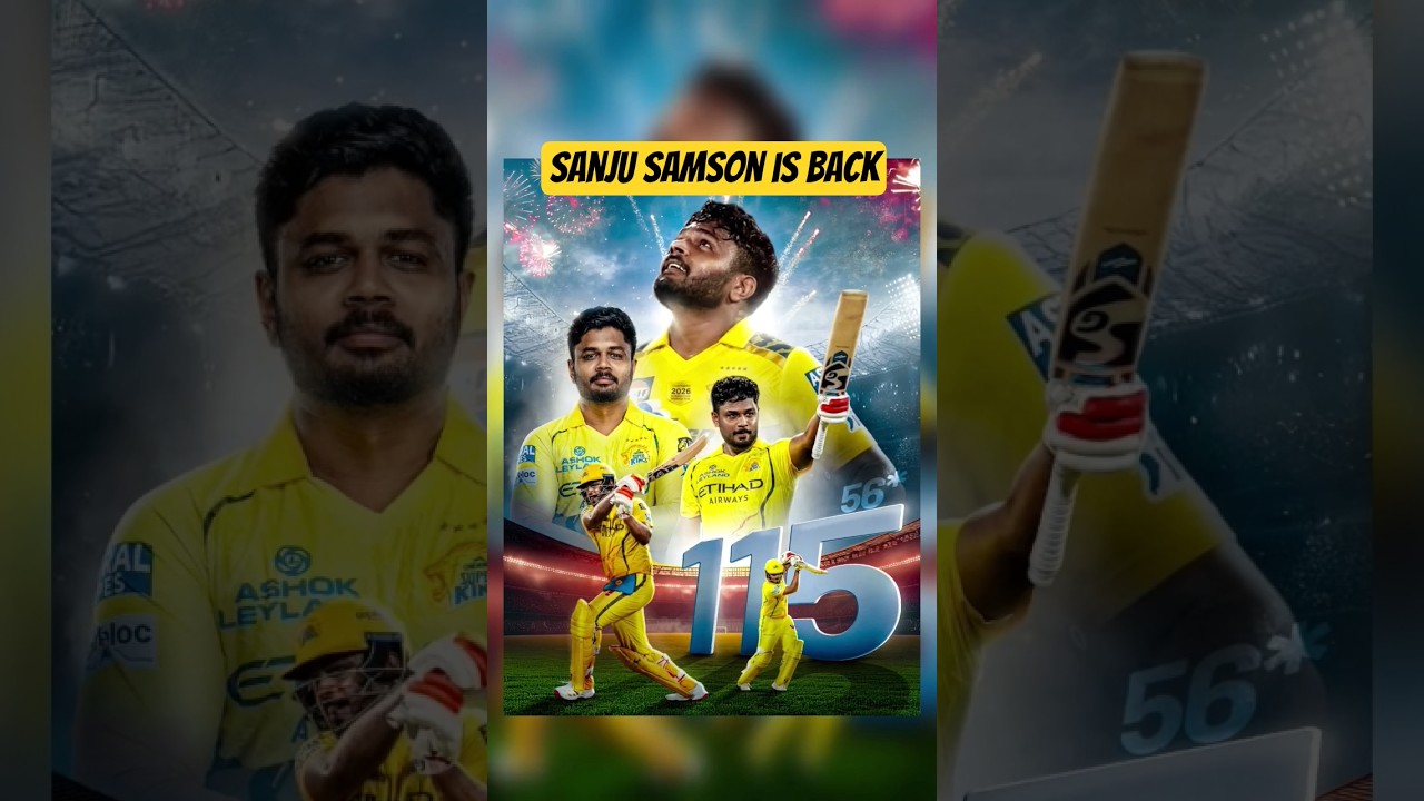 sanju Samson poster design #ibispaintx #sanjusamson #ipl