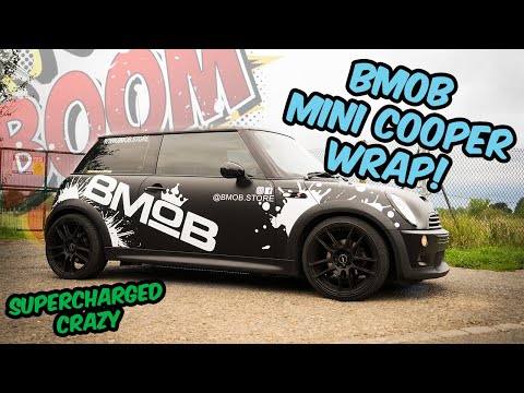 MINI COOPER GET'S CRAZY BMOB WRAP!