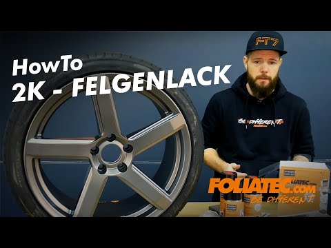 HowTo - Painting rims with 2K paint - FOLIATEC.com