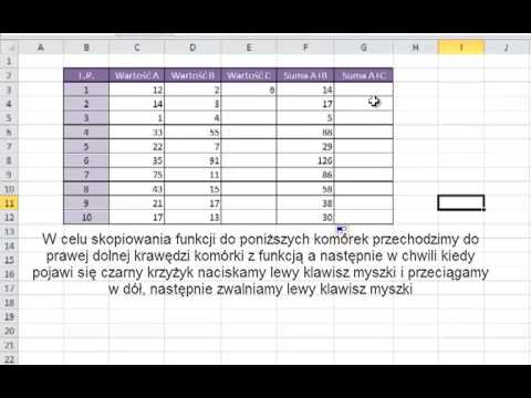Kurs excel cz. 4
