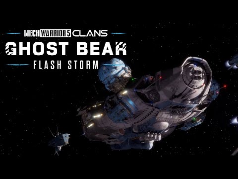 MechWarrior 5 Clans Ghost Bear Flash Storm - All Cinematic Cutscenes