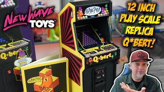 Retro Arcade Machine Replica Q*bert From New Wave Toys Review!