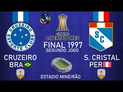 Final Libertadores 1997 Cruzeiro 1 x 0 Sporting Cristal - Jogo Volta GLOBO