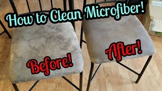 How To Clean Microfiber Furniture! || TheStoweFam