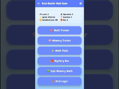 Brain Booster Math Game video thumbnail