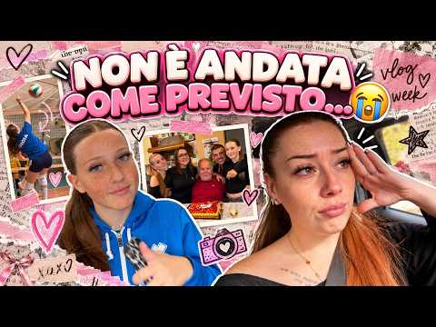 VLOG WEEK #2 💗 | una settimana STRESSANTE, imprevisti e prima partita di Gioia 🏐