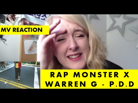 Rap Monster x Warren G - P.D.D MV REACTION