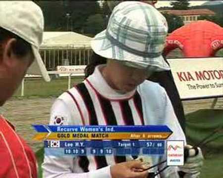 Lee Hye Yeon v Natalia Erdynieva – recurve women's gold | Varese 2007 Archery World Cup stage 2
