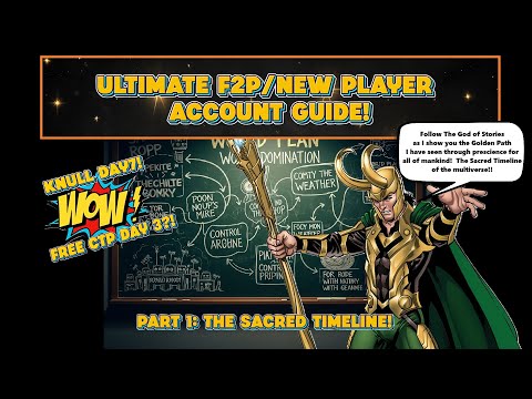 | Marvel Future Fight: ULTIMATE F2P/New Player Account Guide |  Part 1: Day 1-7 and Knull!  🗺️🤓🔥